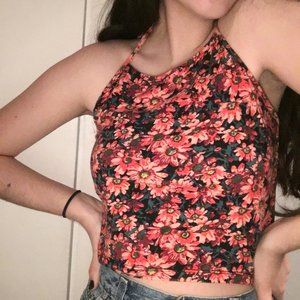 Women's halter crop top